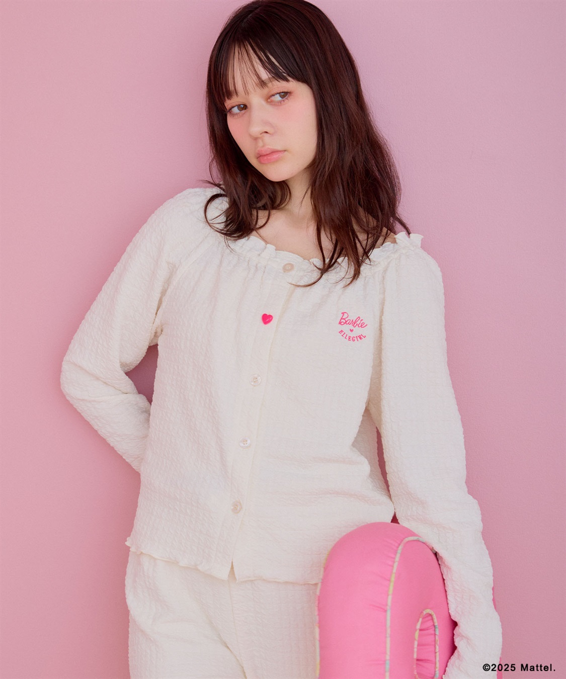 ELLEgirl 《Barbie×ELLEgirl》2way オフショルトップス_sub_1