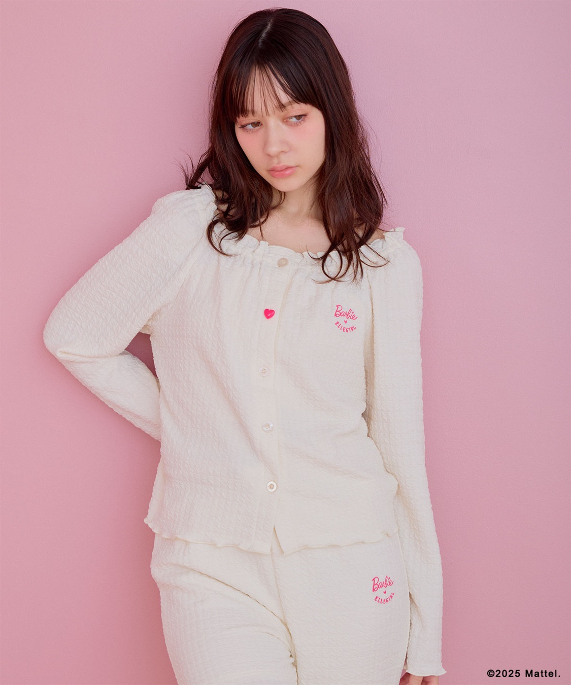 ELLEgirl 《Barbie×ELLEgirl》2way オフショルトップス_sub_4