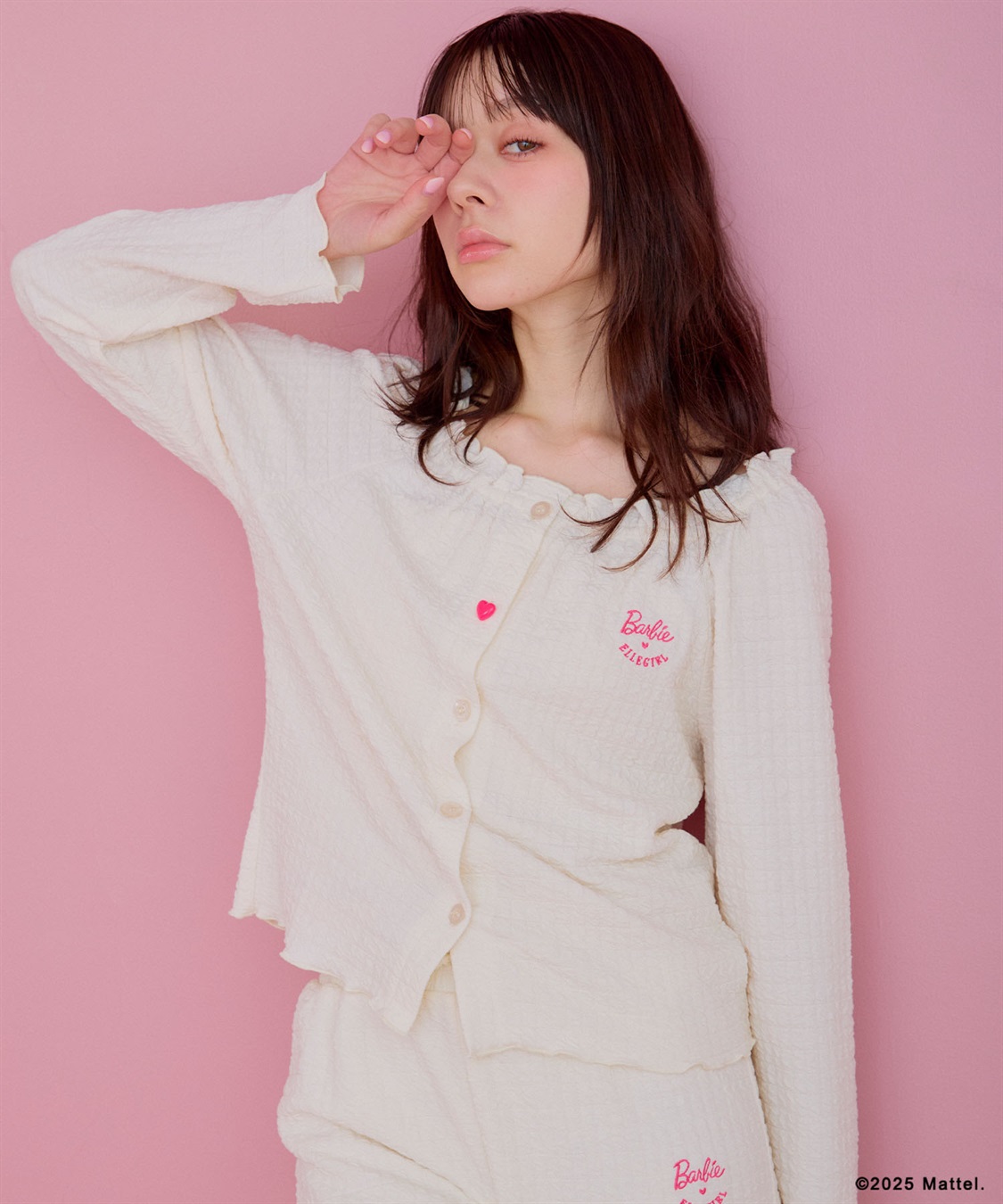 ELLEgirl 《Barbie×ELLEgirl》2way オフショルトップス_sub_5