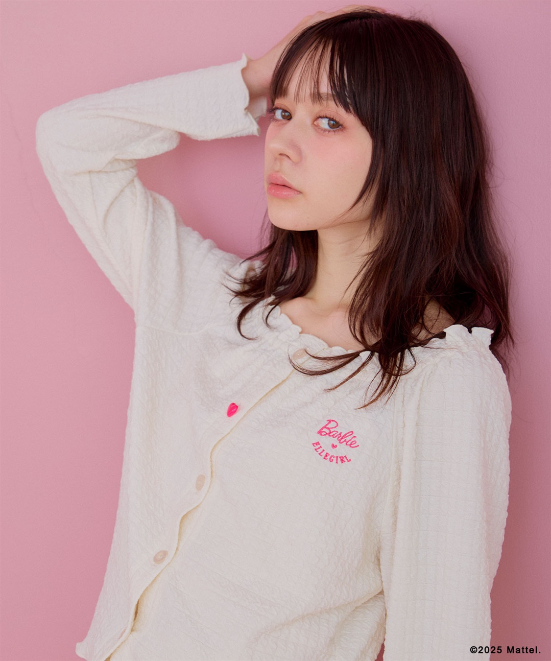 ELLEgirl 《Barbie×ELLEgirl》2way オフショルトップス_sub_6