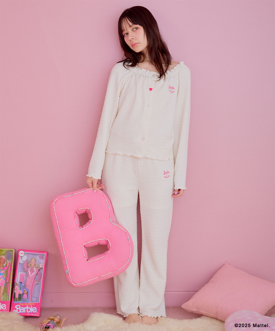 ELLEgirl 《Barbie×ELLEgirl》2way オフショルトップス_sub_12