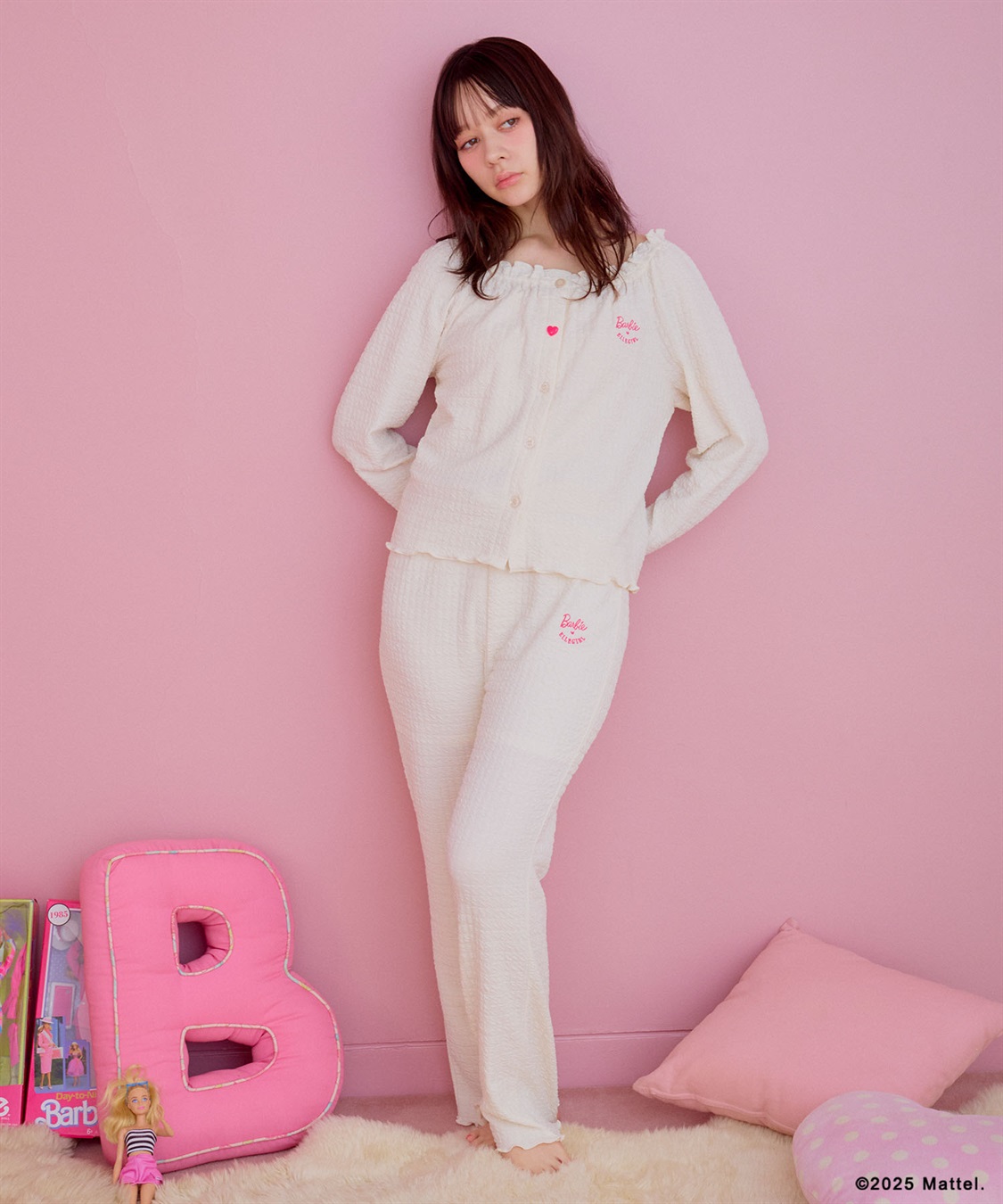 ELLEgirl 《Barbie×ELLEgirl》リラックスパンツ_sub_3