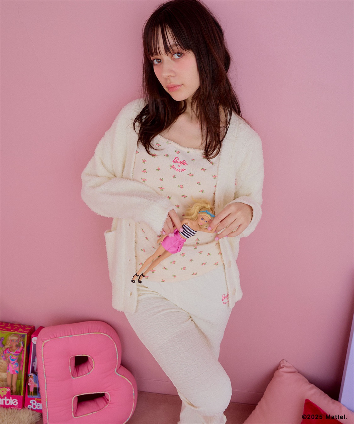 ELLEgirl 《Barbie×ELLEgirl》小花柄キャミソール_sub_3