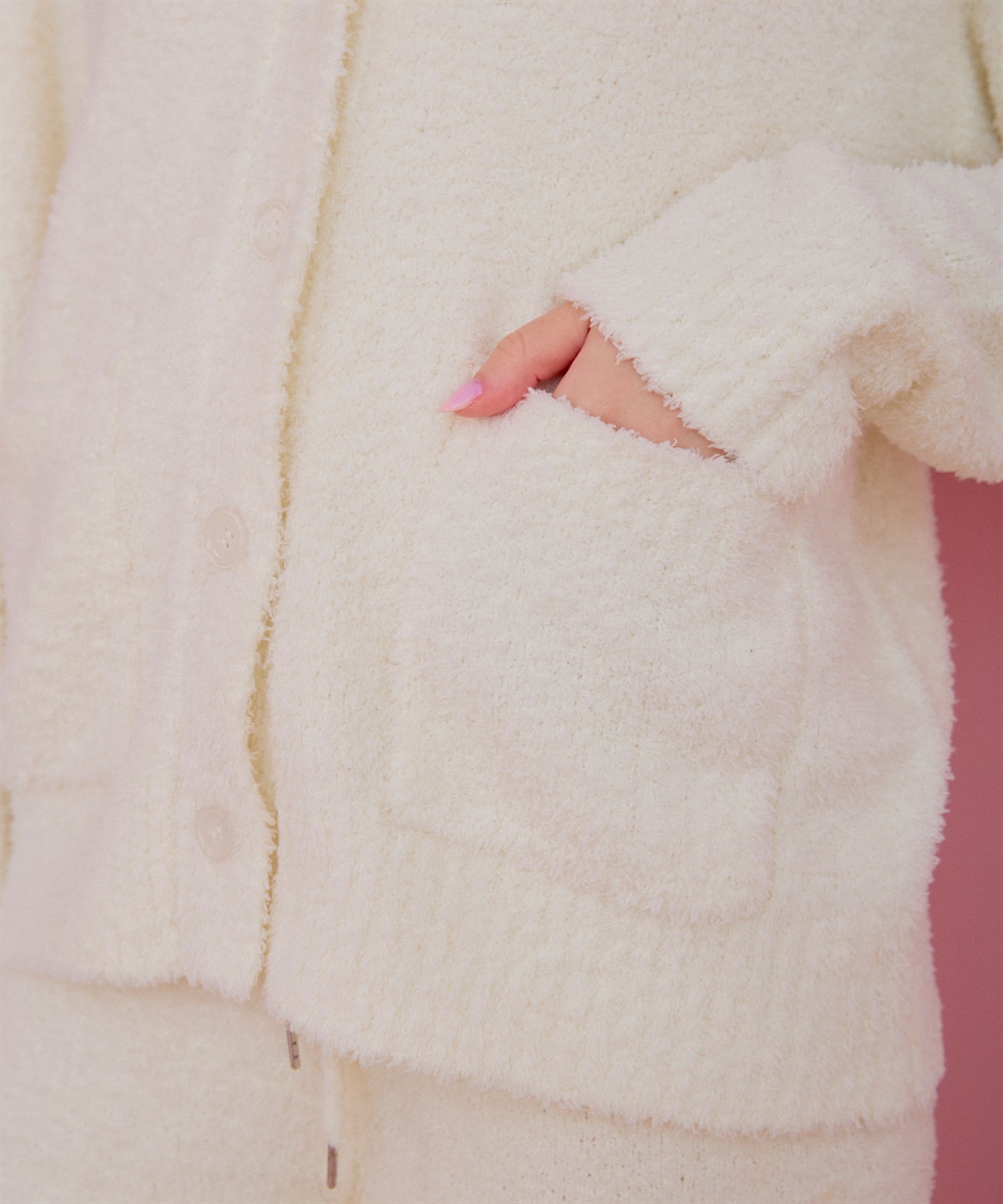 ELLEgirl 《Barbie×ELLEgirl》マシュマロタッチニットVﾈｯｸカーディガン_sub_27