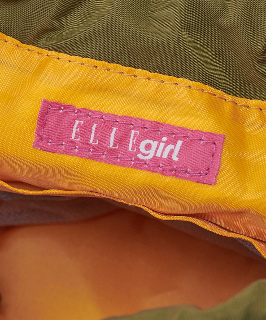 ELLEgirl ロゴ刺繍ポーチ付き巾着バッグ_sub_10