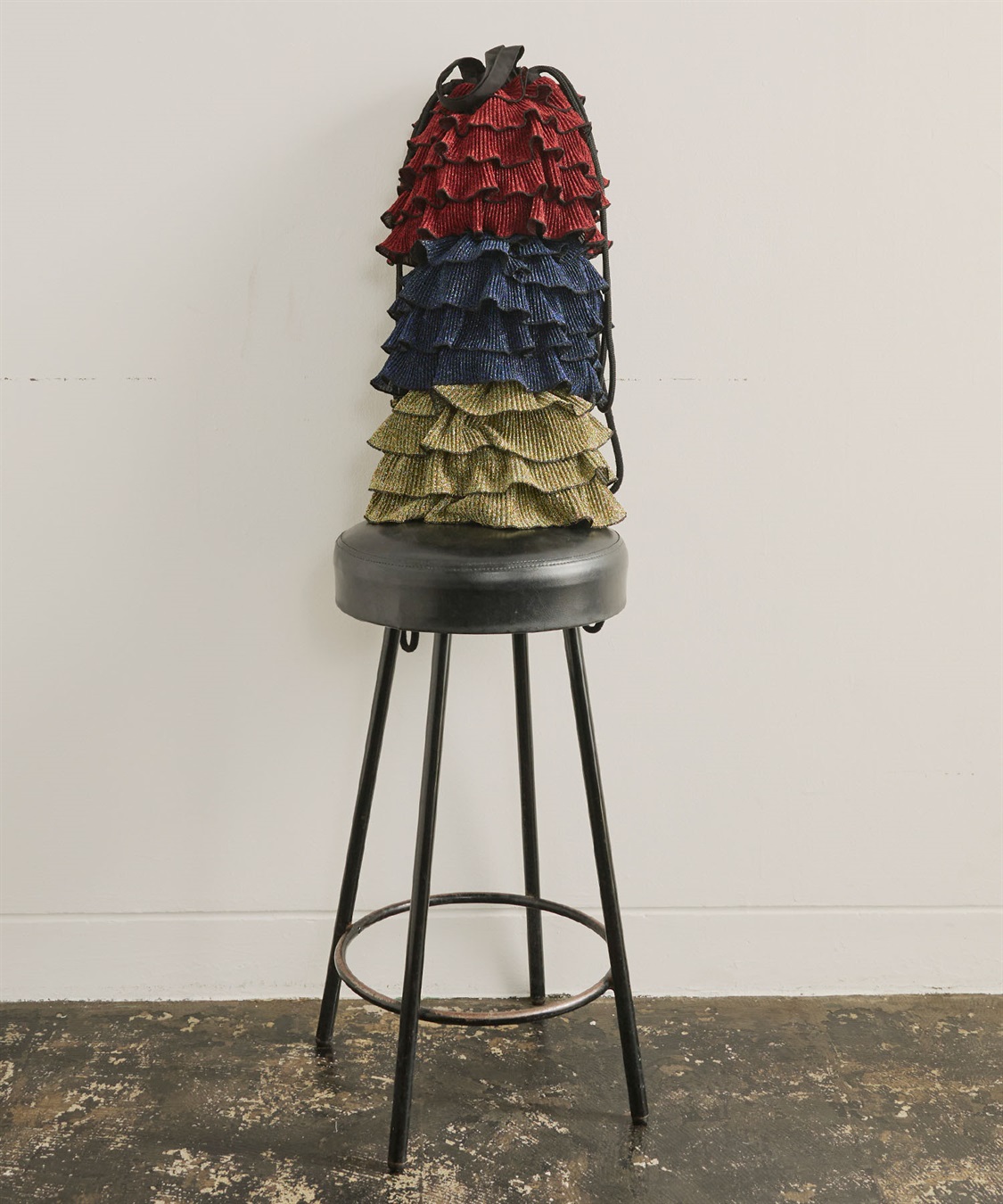 ELLEgirl ラメプリーツフリル巾着バッグ【500mlペットボトル収納可能】_sub_26