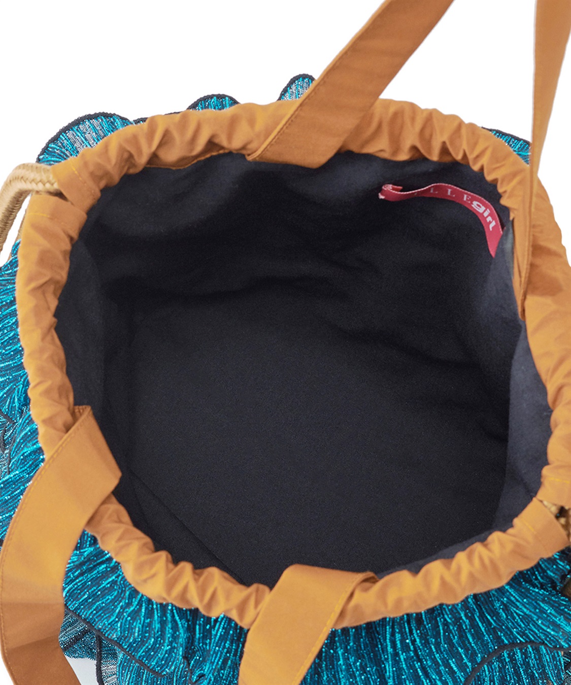 ELLEgirl ラメプリーツフリル巾着バッグ【500mlペットボトル収納可能】_sub_29