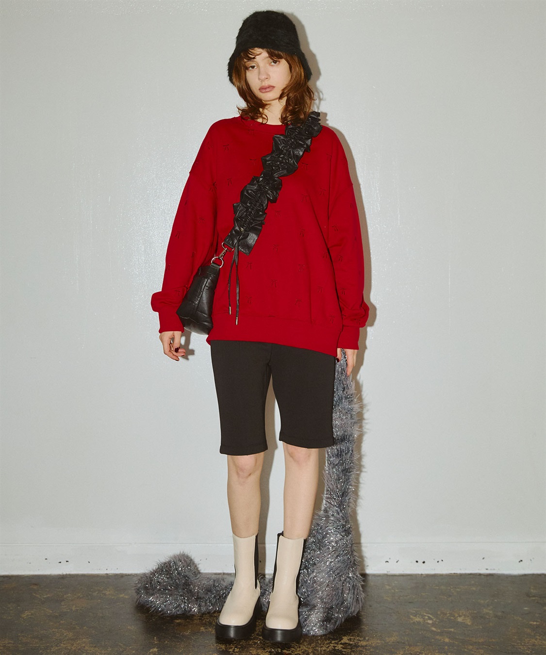 ELLEgirl フリルショルダーキルトバッグ_sub_13