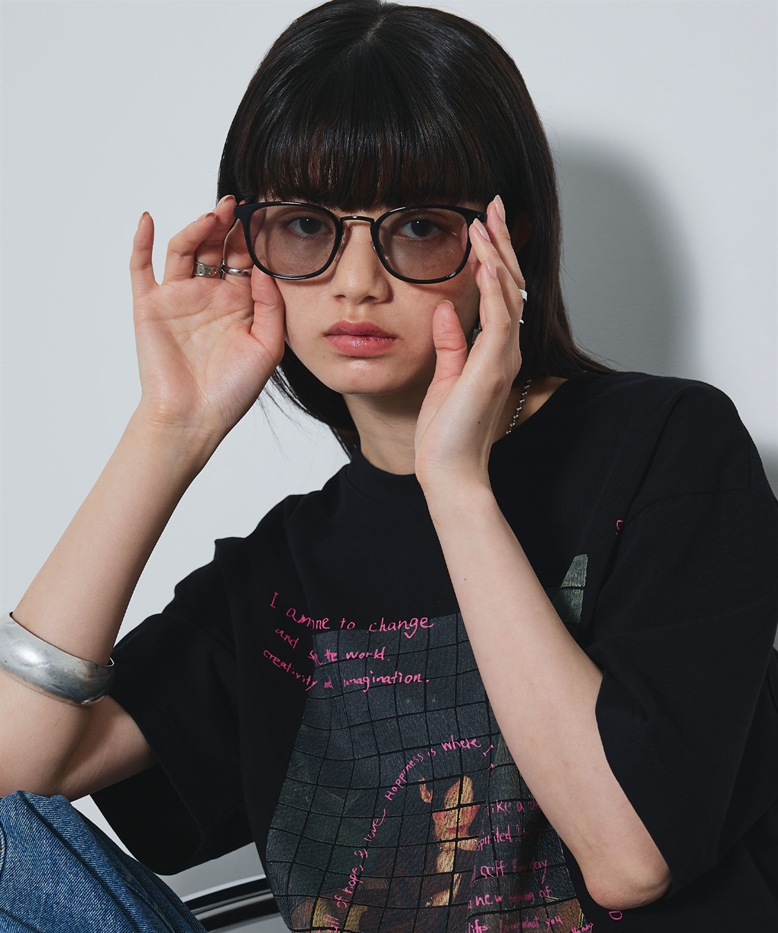 ELLEgirl ウェリントンサングラス_sub_2