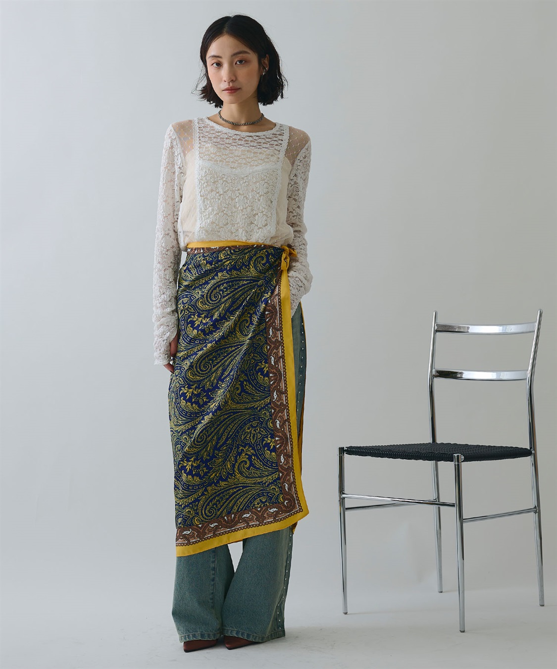 ELLEgirl アソート柄大判スカーフ_sub_9