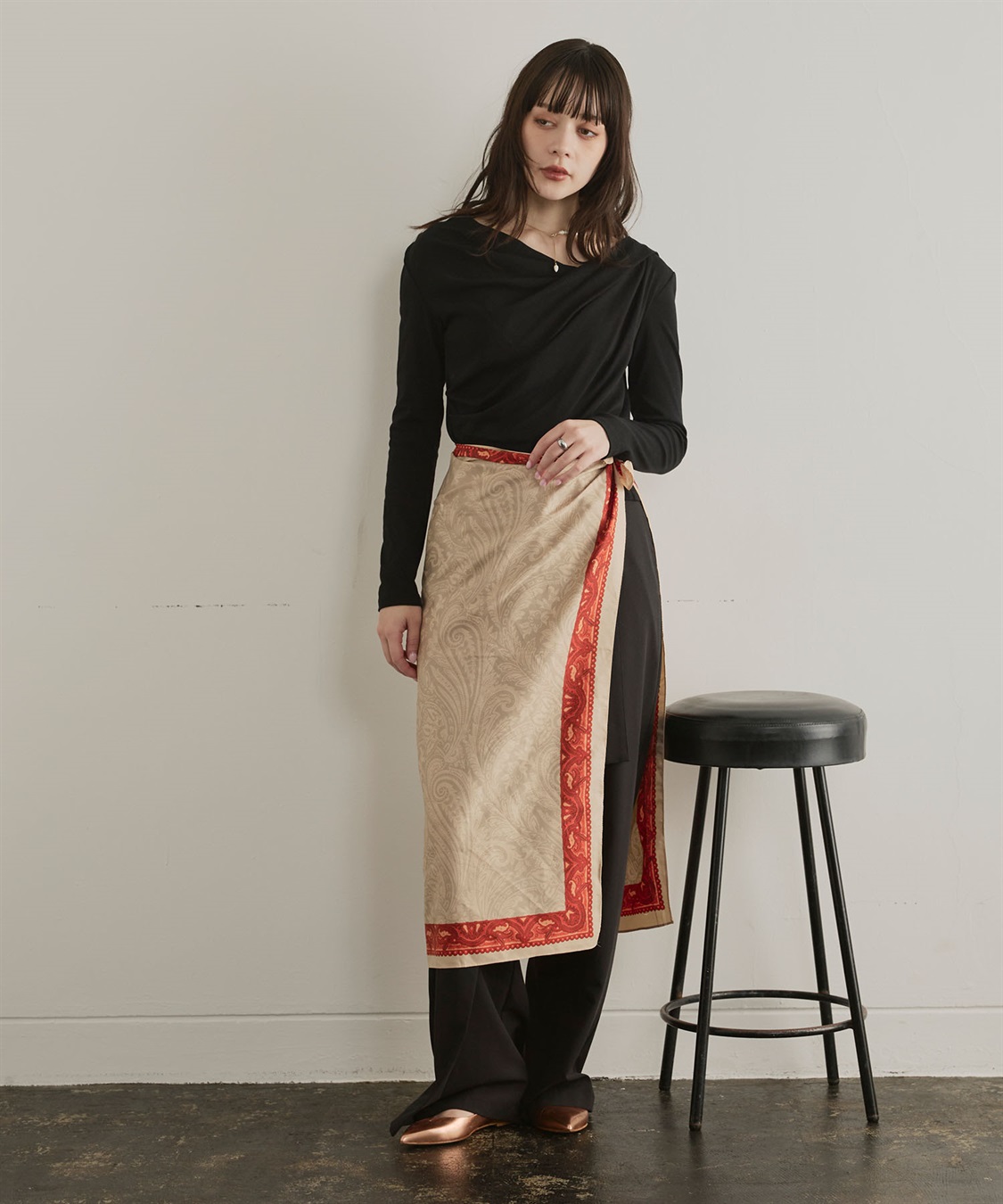 ELLEgirl アソート柄大判スカーフ_sub_13