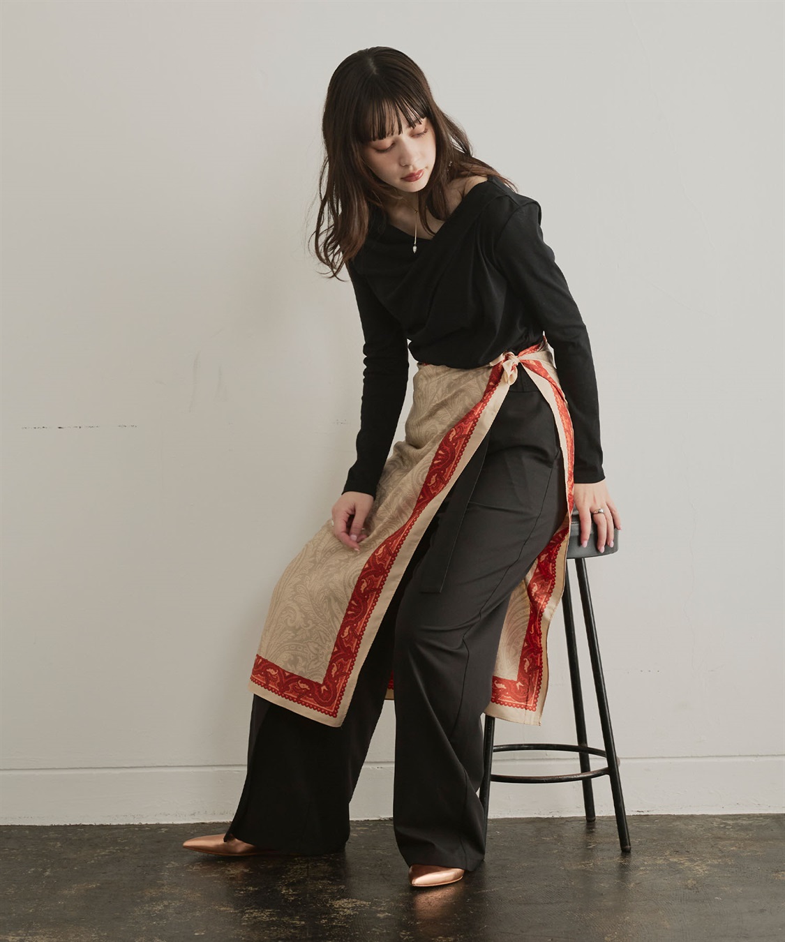 ELLEgirl アソート柄大判スカーフ_sub_14