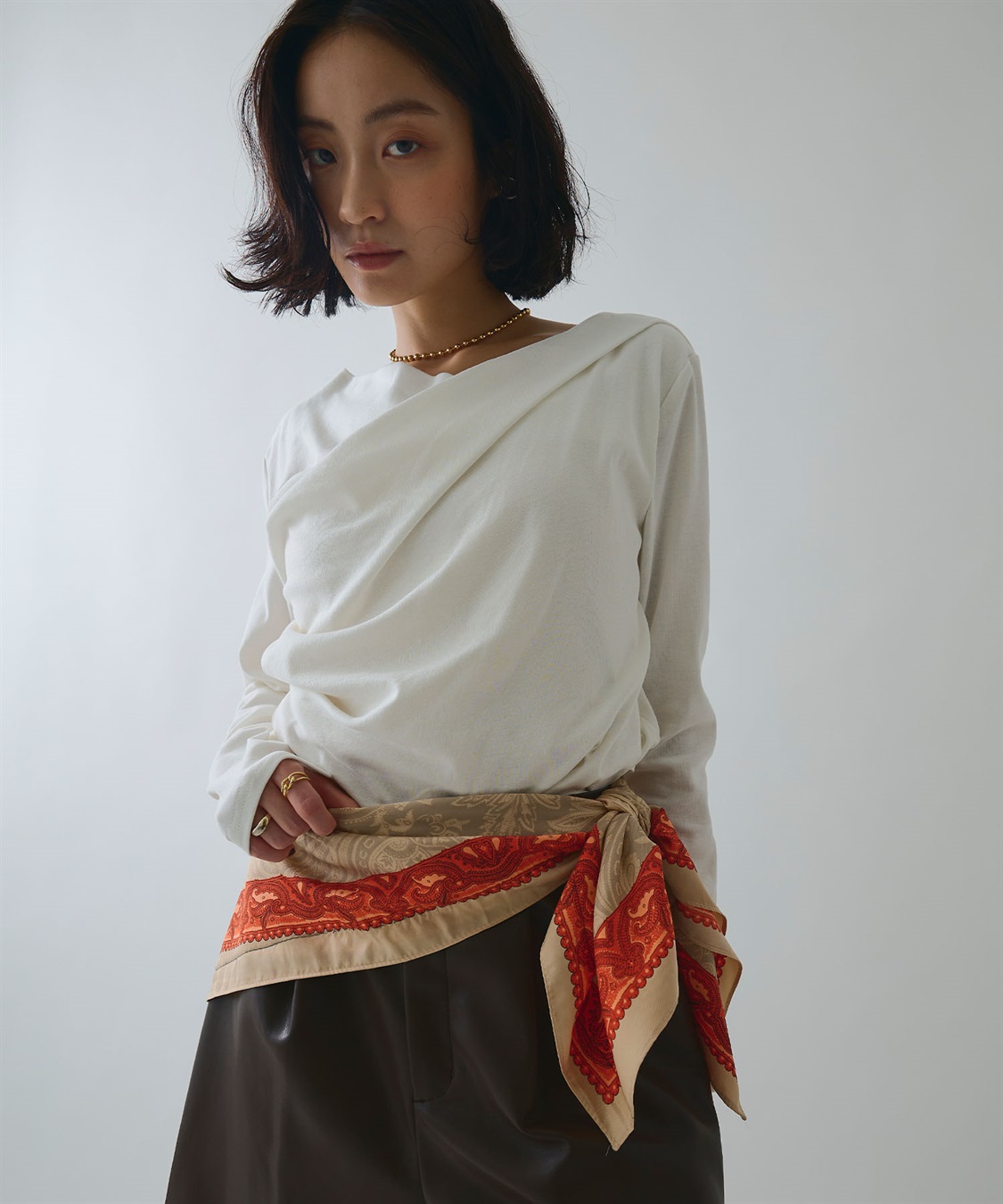 ELLEgirl アソート柄大判スカーフ_sub_15