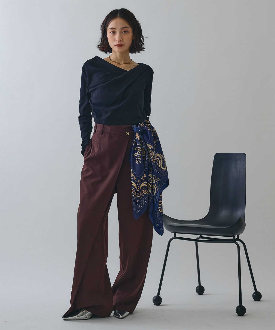 ELLEgirl アソート柄大判スカーフ_sub_18