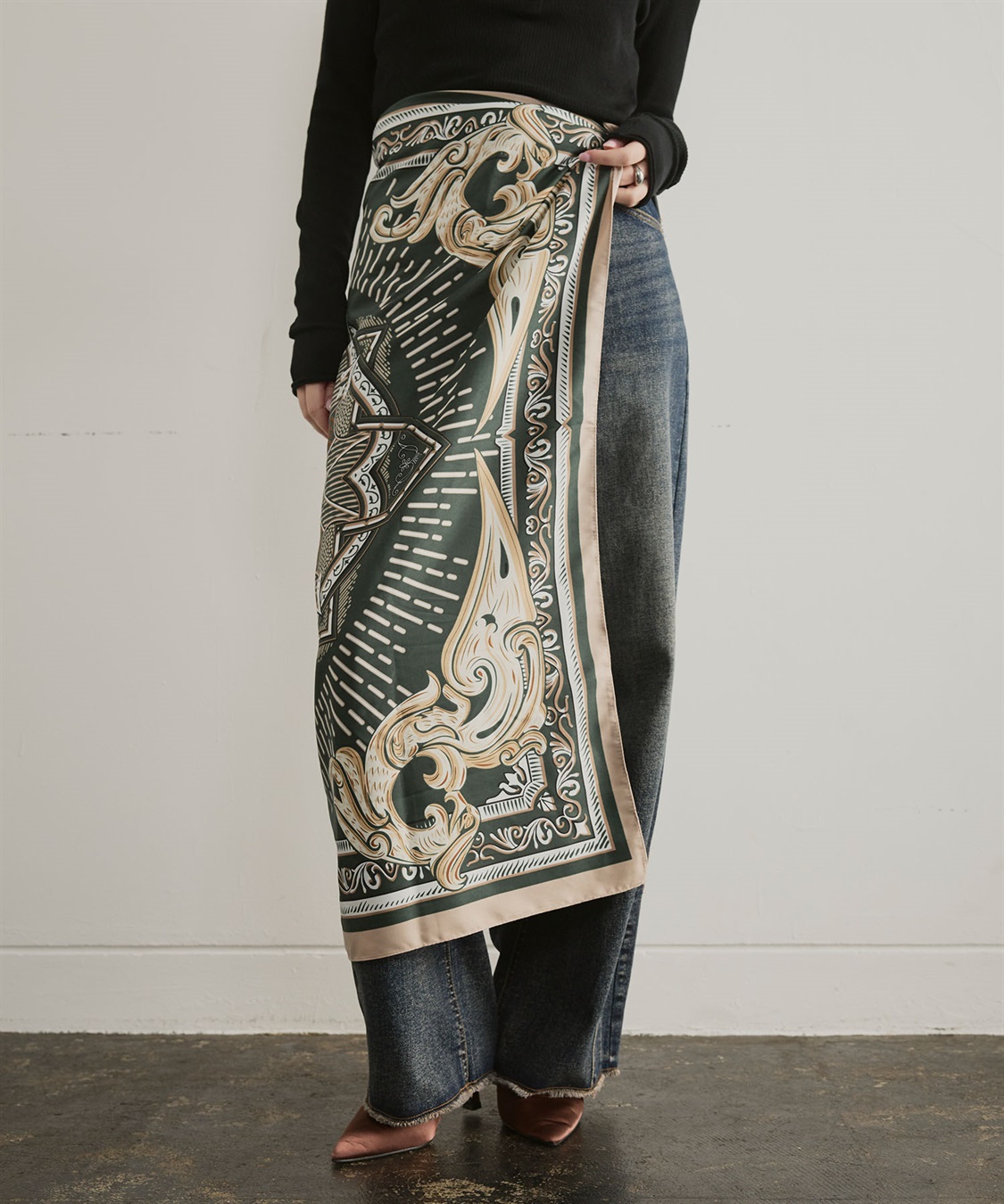 ELLEgirl アソート柄大判スカーフ_sub_24