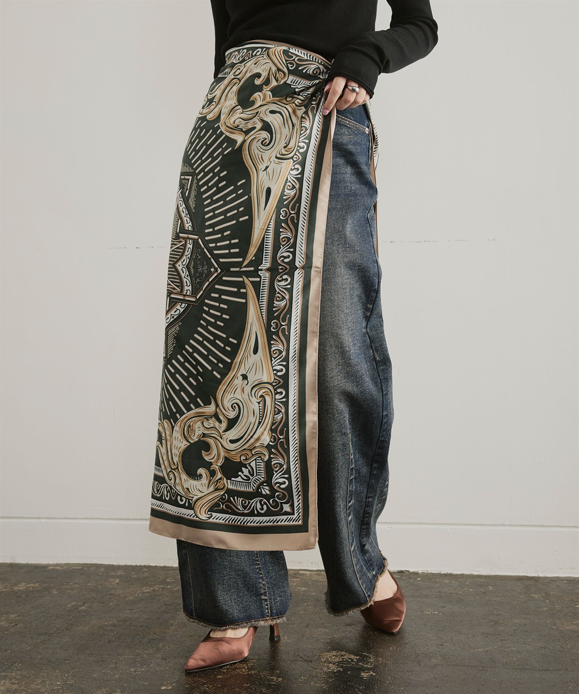 ELLEgirl アソート柄大判スカーフ_sub_25