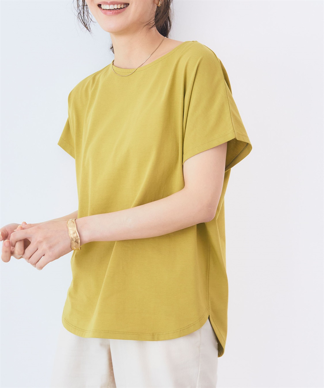 CROSS FUNCTION 《接触冷感》エブ楽フレンチスリーブTシャツ【CF/クロスファンクション】_sub_3