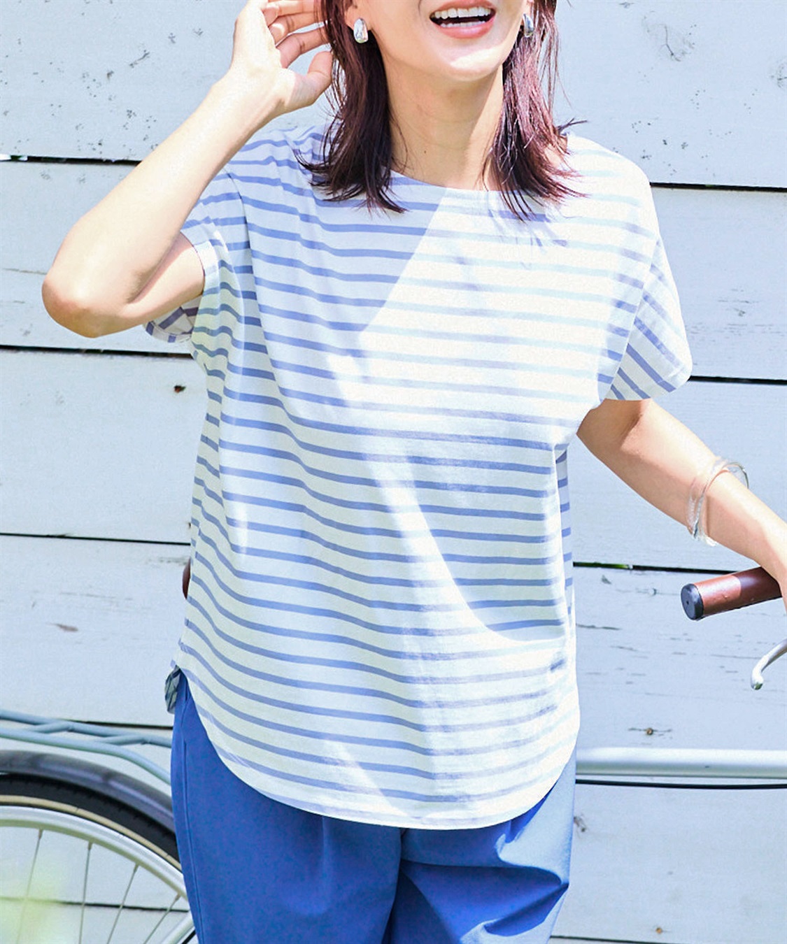 CROSS FUNCTION 《接触冷感》エブ楽フレンチスリーブTシャツ【CF/クロスファンクション】_sub_4