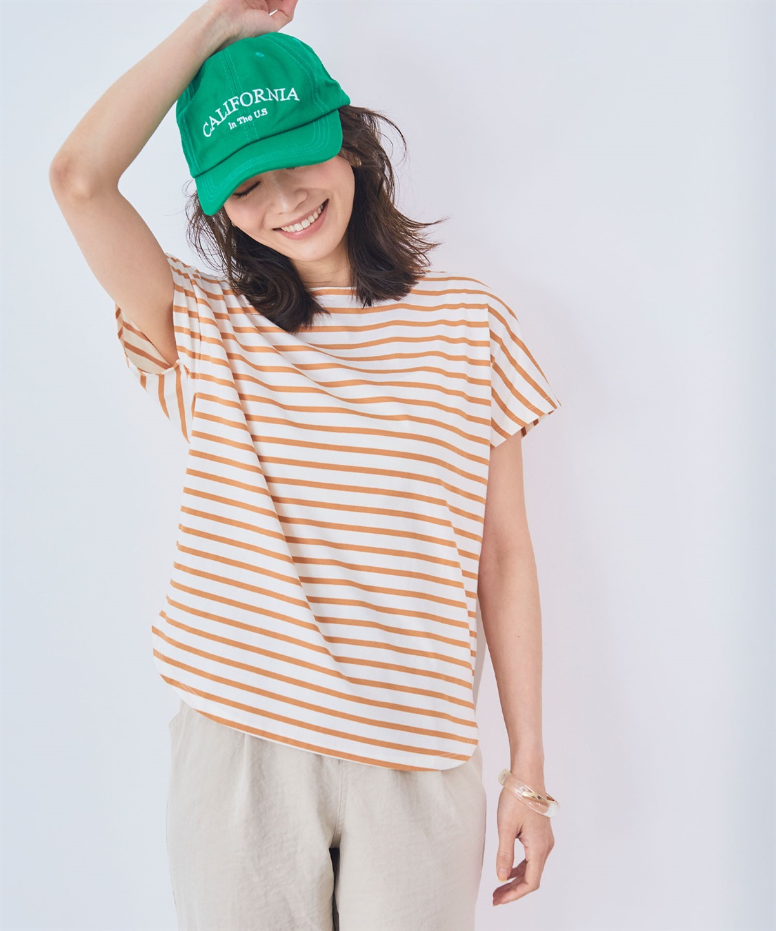 CROSS FUNCTION 《接触冷感》エブ楽フレンチスリーブTシャツ【CF/クロスファンクション】_sub_6