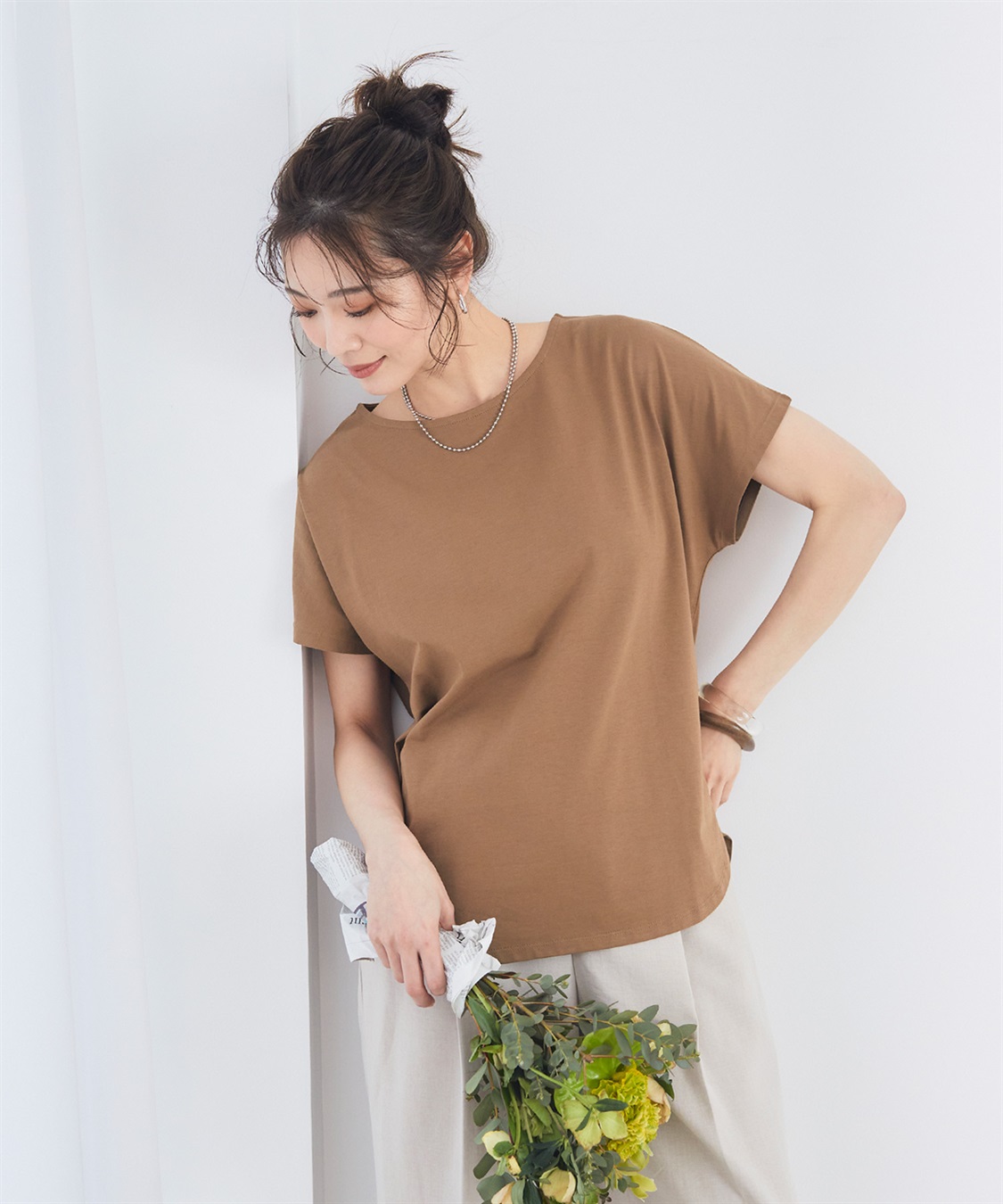 CROSS FUNCTION 《接触冷感》エブ楽フレンチスリーブTシャツ【CF/クロスファンクション】_sub_9