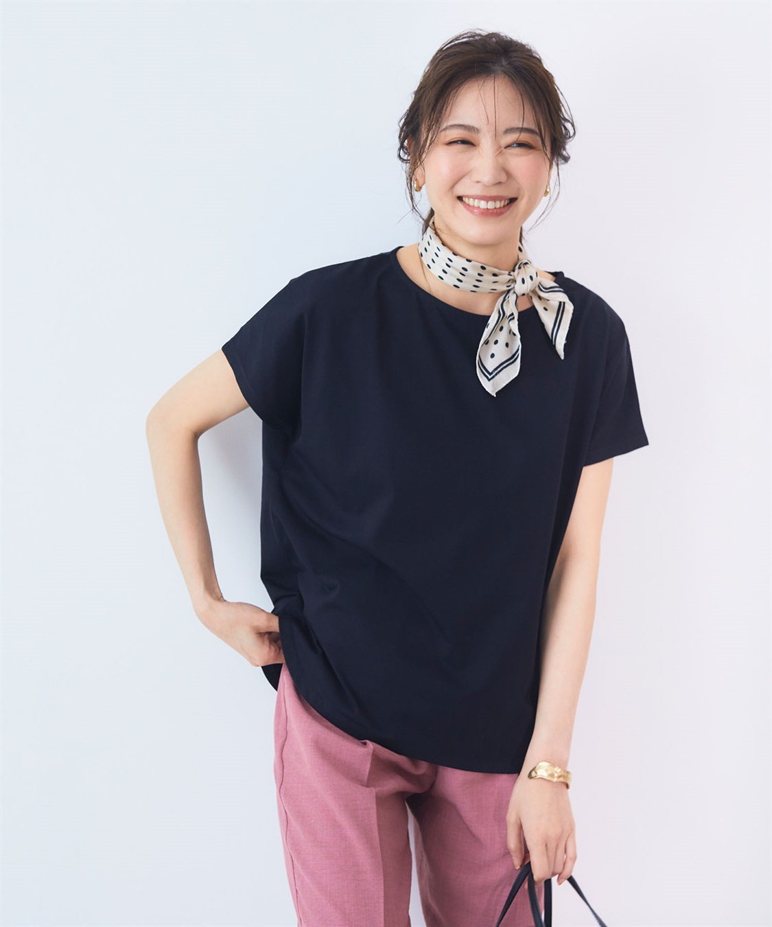 CROSS FUNCTION 《接触冷感》エブ楽フレンチスリーブTシャツ【CF/クロスファンクション】_sub_13