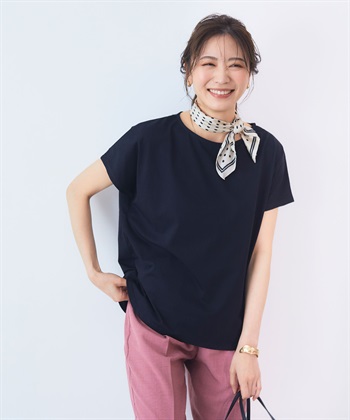 CROSS FUNCTION 《接触冷感》エブ楽フレンチスリーブTシャツ【CF/クロスファンクション】_subthumb_13