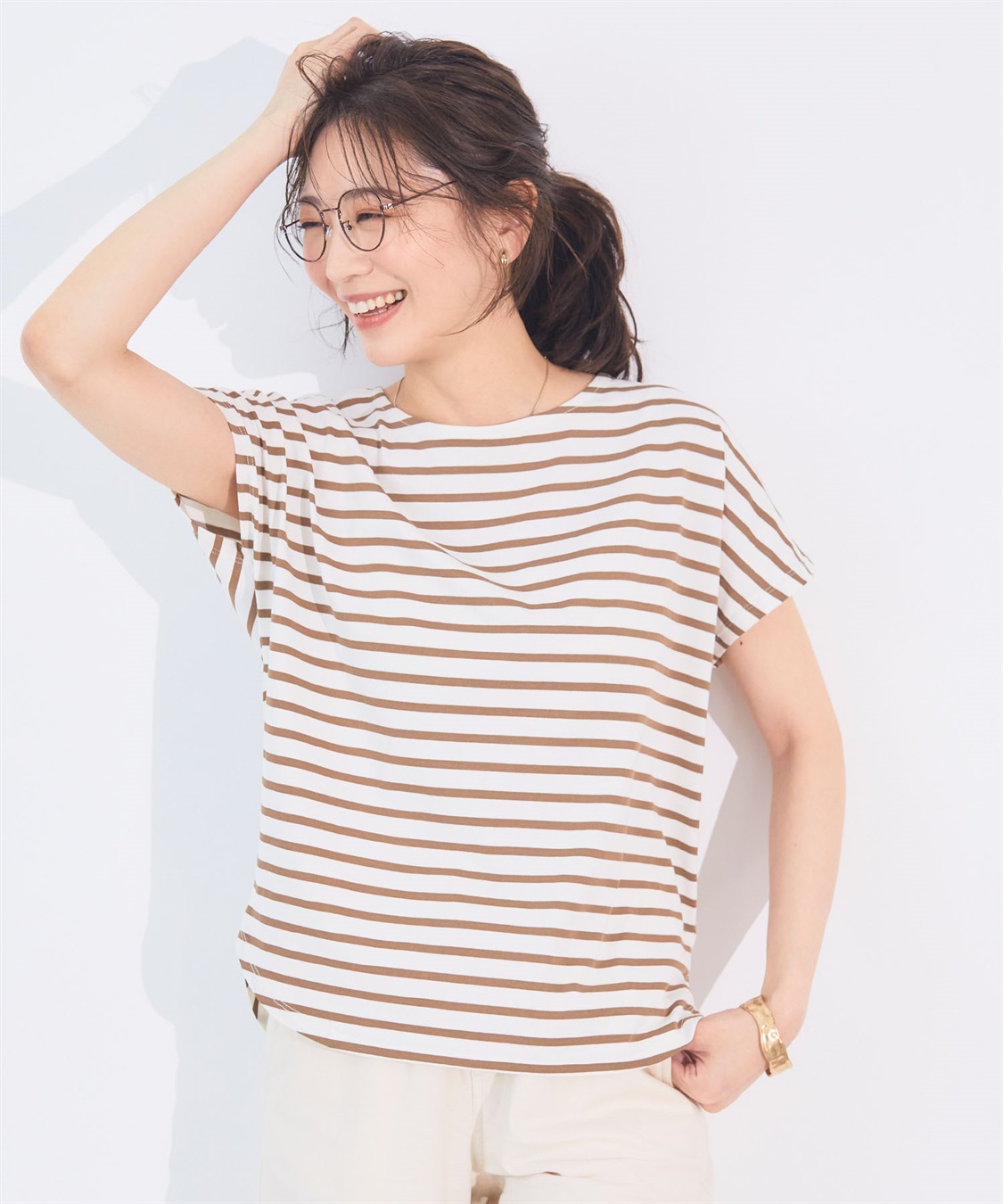 CROSS FUNCTION 《接触冷感》エブ楽フレンチスリーブTシャツ【CF/クロスファンクション】_sub_19