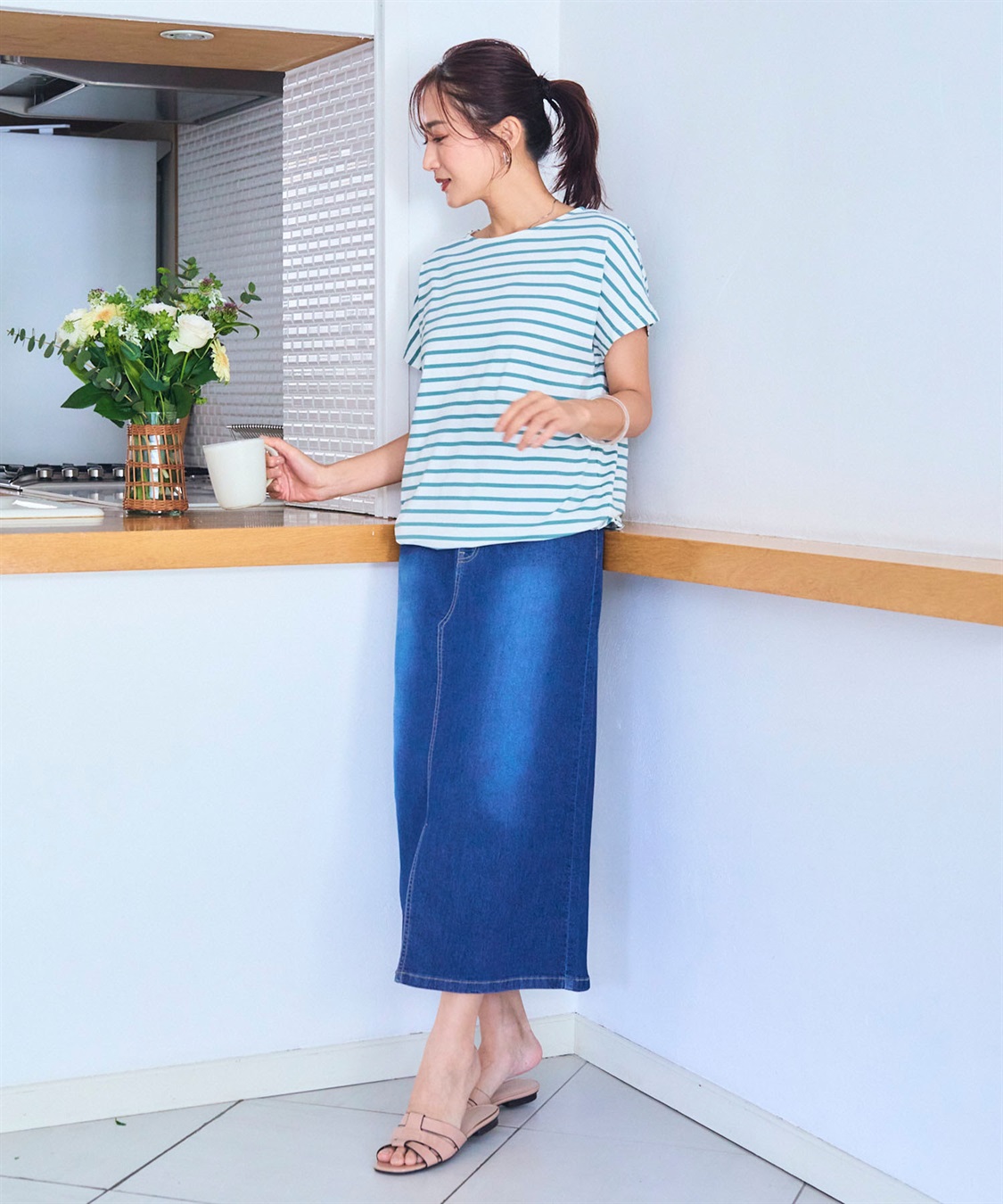 CROSS FUNCTION 《接触冷感》エブ楽フレンチスリーブTシャツ【CF/クロスファンクション】_sub_24