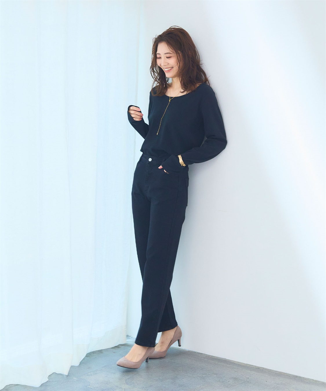 CROSS FUNCTION 《洗える》エブ楽 2wayバックオープンロングスリーブTシャツ【CF/クロスファンクション】_sub_18