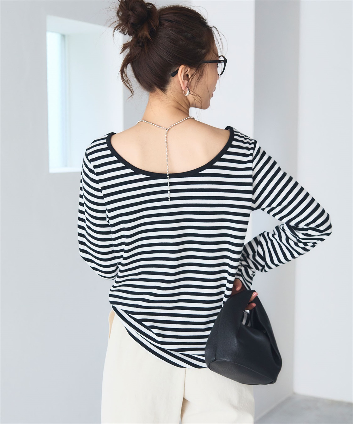 CROSS FUNCTION 《洗える》エブ楽 2wayバックオープンロングスリーブTシャツ【CF/クロスファンクション】_sub_20