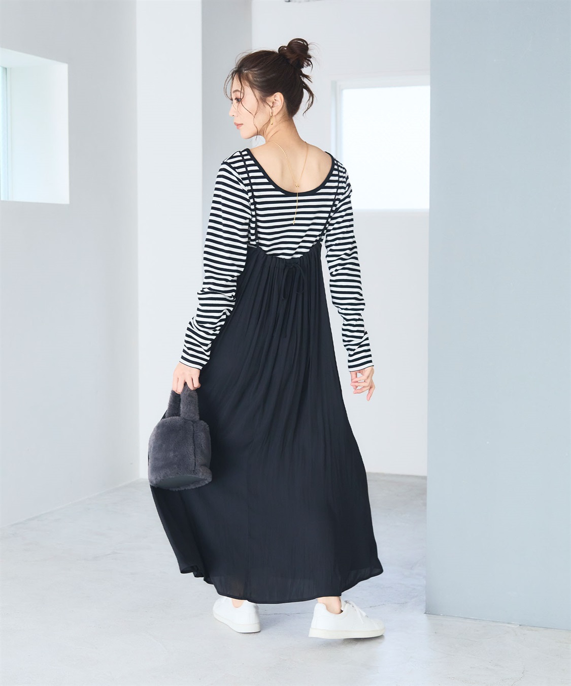 CROSS FUNCTION 《洗える》エブ楽 2wayバックオープンロングスリーブTシャツ【CF/クロスファンクション】_sub_27