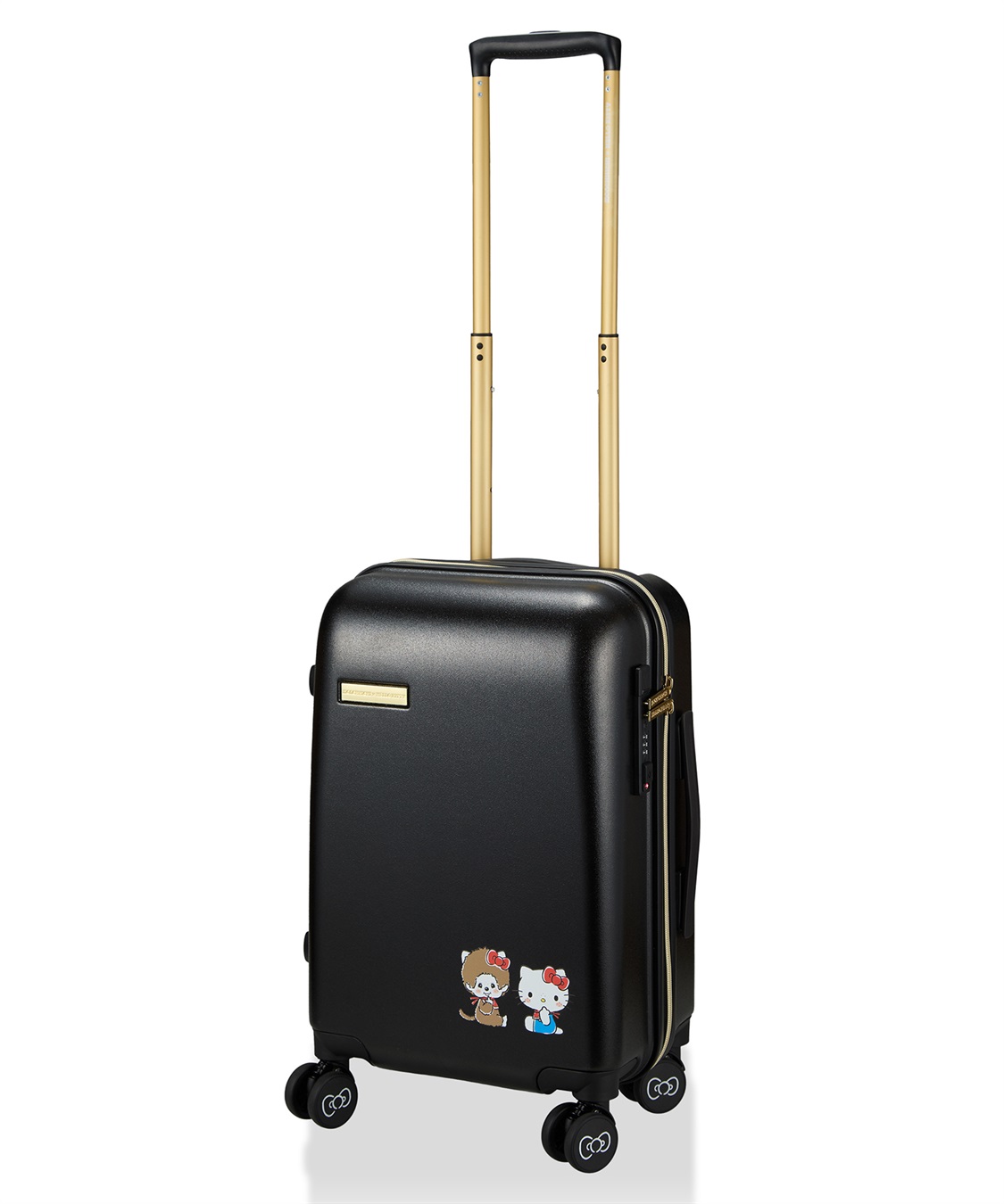 Life Style by cross marche 【MONCHHICHI×HELLO KITTY/モンチッチ×ハローキティ】スーツケース Sサイズ ドリンクホルダー付き ジッパータイプ_sub_3