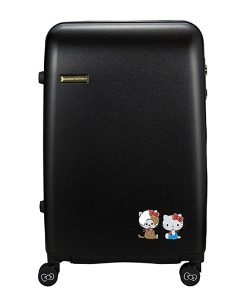 Life Style by cross marche 【MONCHHICHI×HELLO KITTY/モンチッチ×ハローキティ】スーツケース Lサイズ ドリンクホルダー付き ジッパータイプ_subthumb_4