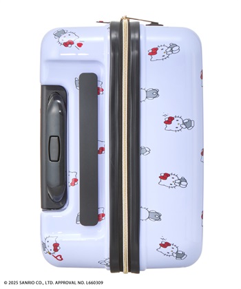 Life Style by cross marche 【sanrio characters】HELLO KITTY/ハローキティ スーツケース Sサイズ ドリンクホルダー付き ジッパータイプ《サンリオキャラクターズ》_subthumb_2