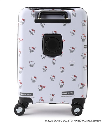 Life Style by cross marche 【sanrio characters】HELLO KITTY/ハローキティ スーツケース Sサイズ ドリンクホルダー付き ジッパータイプ《サンリオキャラクターズ》_subthumb_3