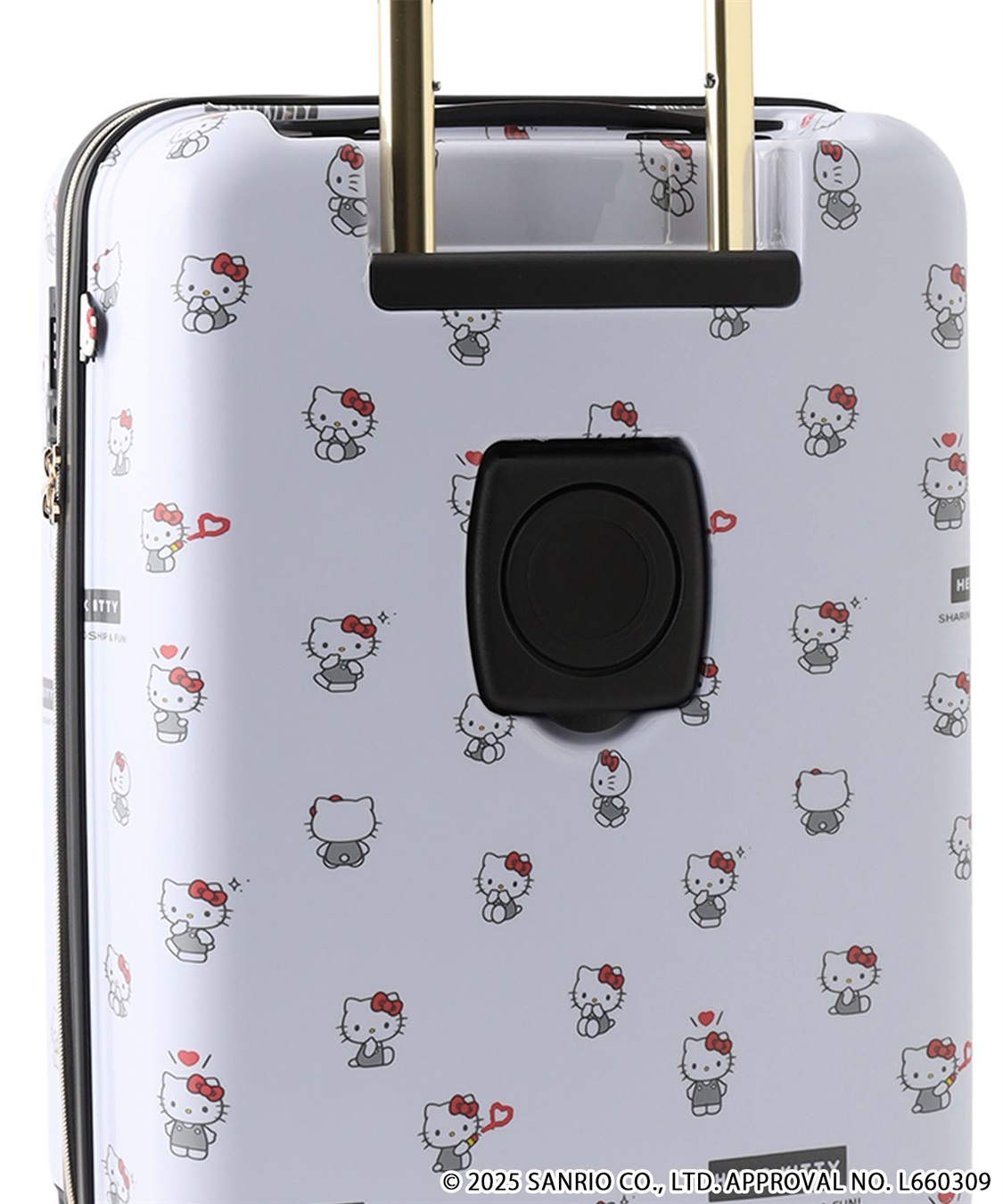 Life Style by cross marche 【sanrio characters】HELLO KITTY/ハローキティ スーツケース Sサイズ ドリンクホルダー付き ジッパータイプ《サンリオキャラクターズ》_sub_6