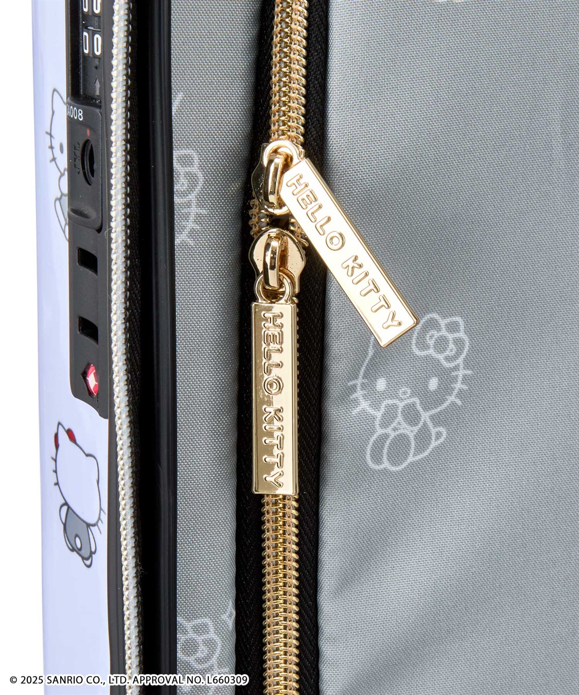 Life Style by cross marche 【sanrio characters】HELLO KITTY/ハローキティ スーツケース Sサイズ ドリンクホルダー付き ジッパータイプ《サンリオキャラクターズ》_sub_17