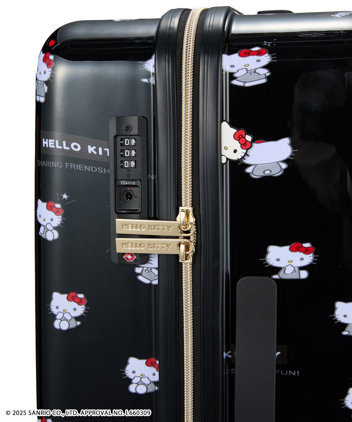 Life Style by cross marche 【sanrio characters】HELLO KITTY/ハローキティ スーツケース Sサイズ ドリンクホルダー付き ジッパータイプ《サンリオキャラクターズ》_sub_20