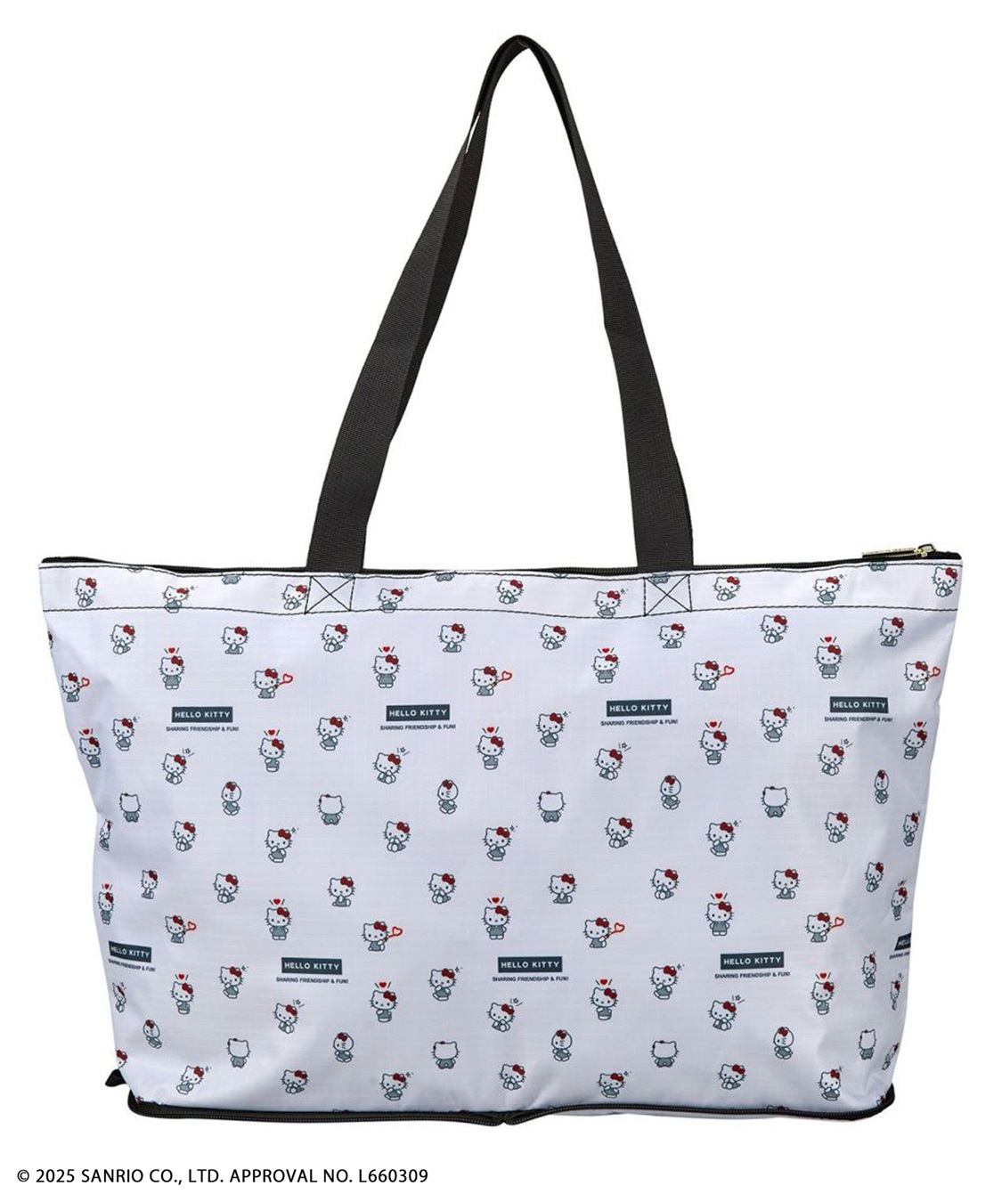 Life Style by cross marche 【sanrio characters】HELLO KITTY/ハローキティ 折りたたみ トートバッグ《サンリオキャラクターズ》_sub_11