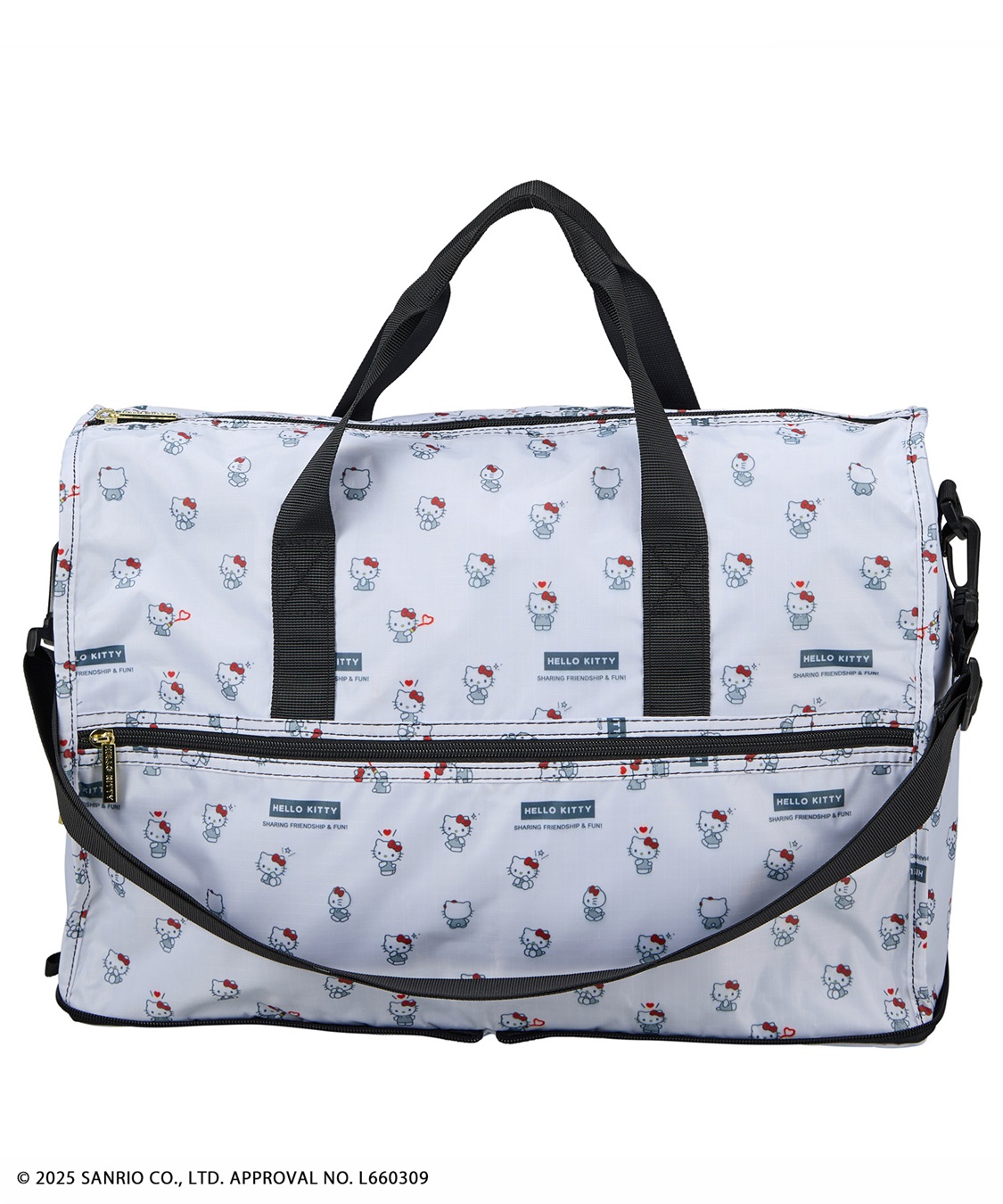 sanrio characters】HELLO KITTY/ハローキティ 折りたたみ ボストン