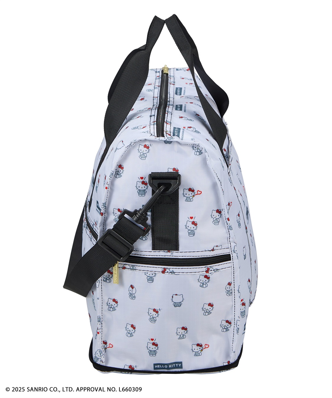 Life Style by cross marche 【sanrio characters】HELLO KITTY/ハローキティ 折りたたみ ボストンバッグ Mサイズ《サンリオキャラクターズ》_sub_12