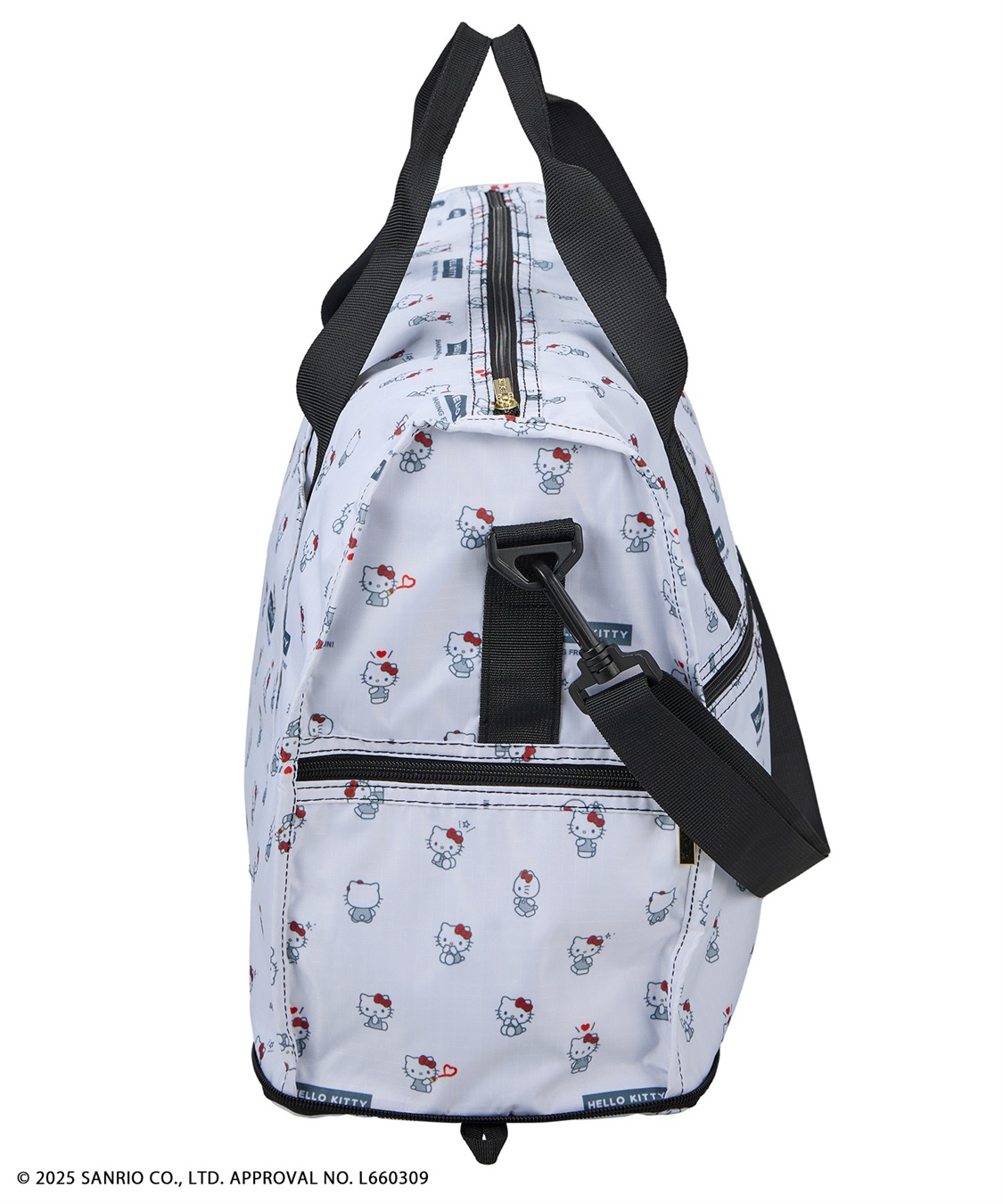 Life Style by cross marche 【sanrio characters】HELLO KITTY/ハローキティ 折りたたみ ボストンバッグ Mサイズ《サンリオキャラクターズ》_sub_13