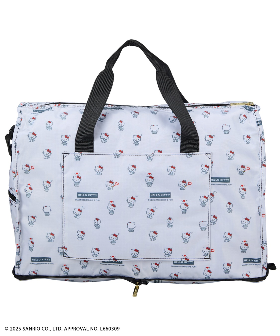 sanrio characters】HELLO KITTY/ハローキティ 折りたたみ ボストン