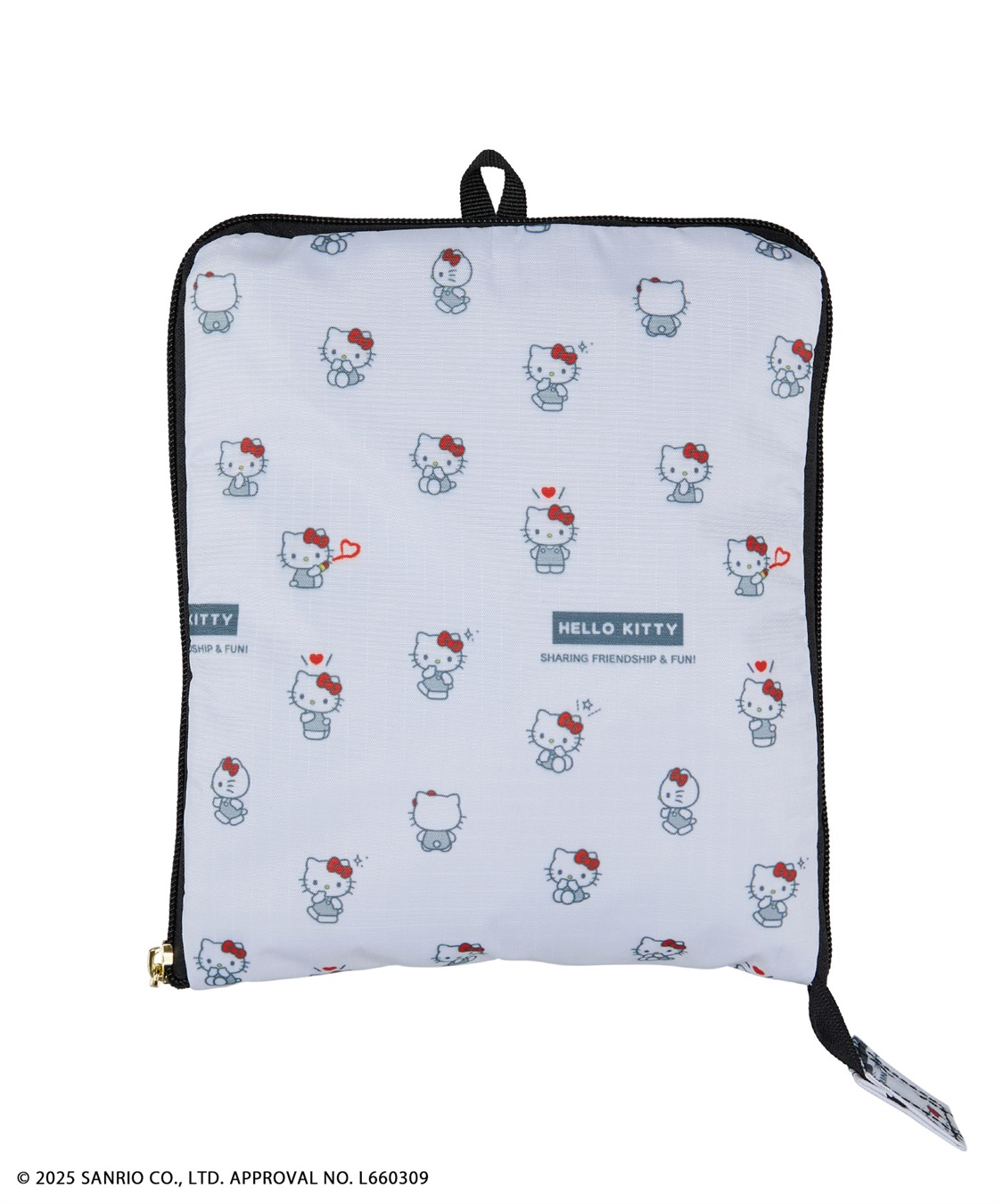 Life Style by cross marche 【sanrio characters】HELLO KITTY/ハローキティ 折りたたみ ボストンバッグ Mサイズ《サンリオキャラクターズ》_sub_19