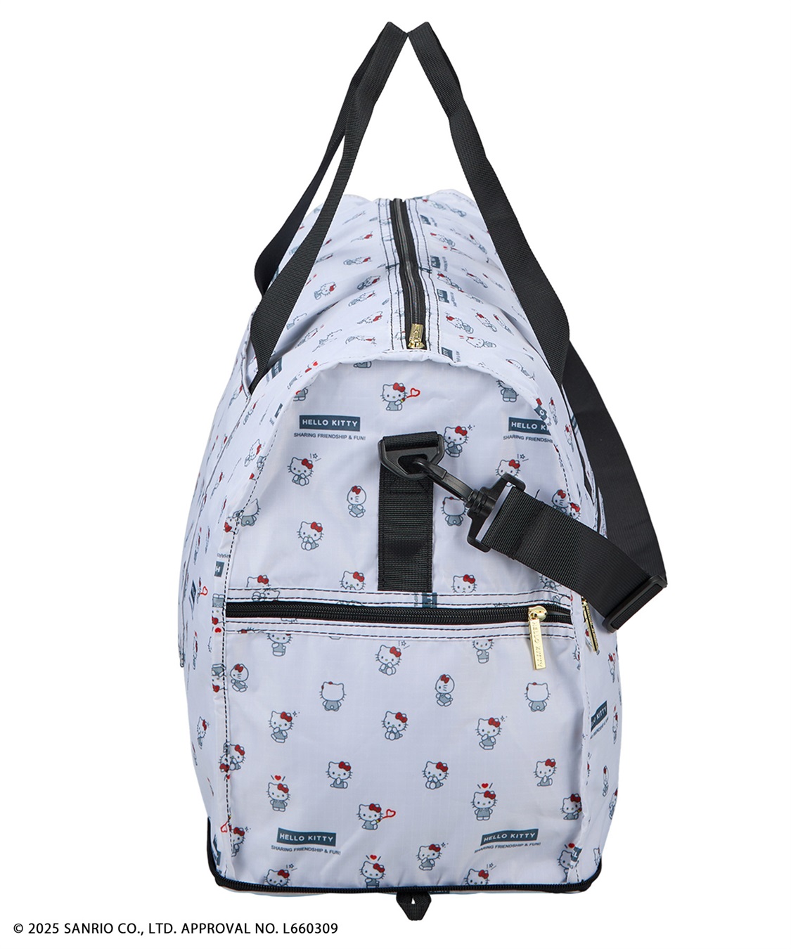 Life Style by cross marche 【sanrio characters】HELLO KITTY/ハローキティ 折りたたみ ボストンバッグ Lサイズ《サンリオキャラクターズ》_sub_13