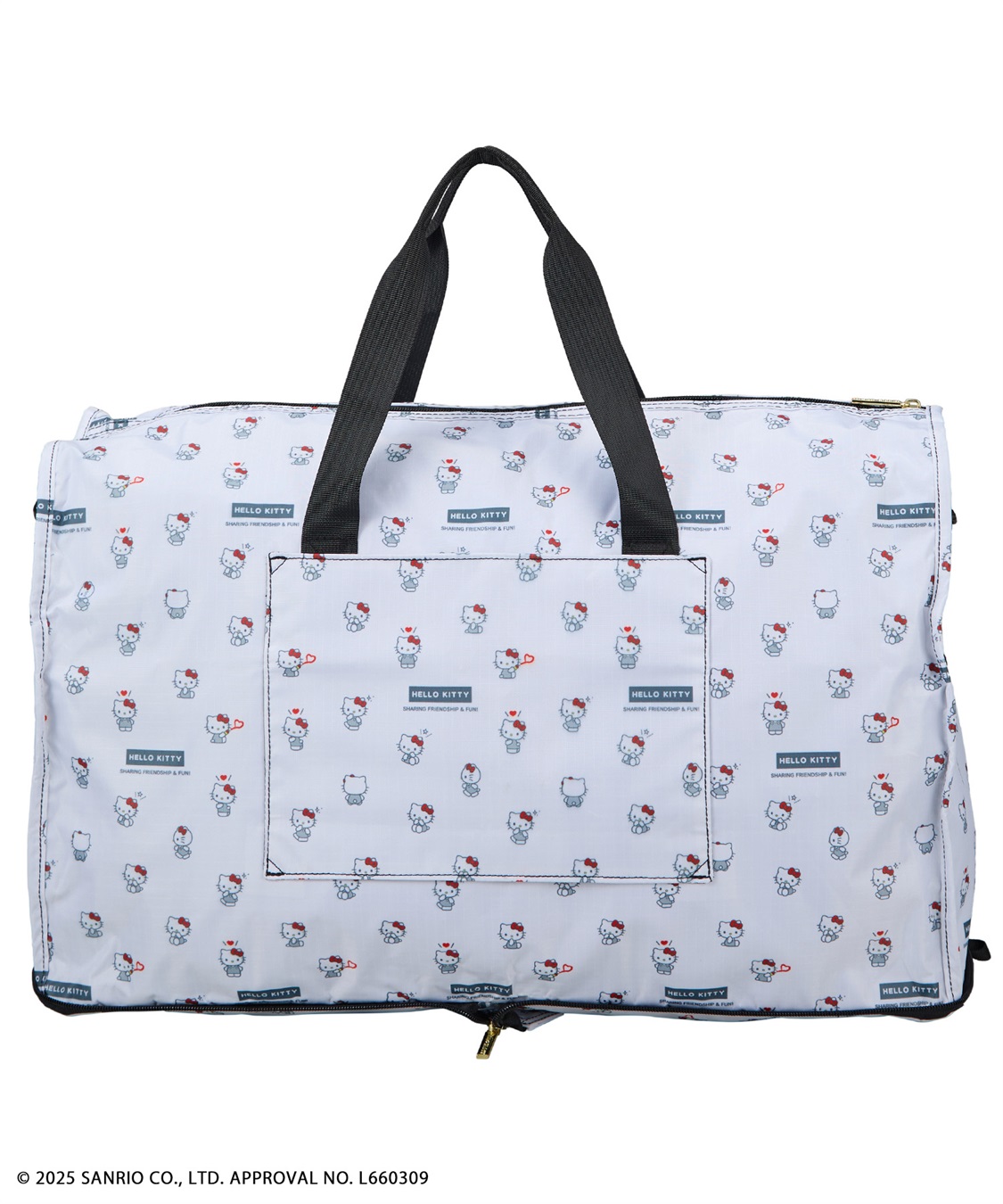 Life Style by cross marche 【sanrio characters】HELLO KITTY/ハローキティ 折りたたみ ボストンバッグ Lサイズ《サンリオキャラクターズ》_sub_14
