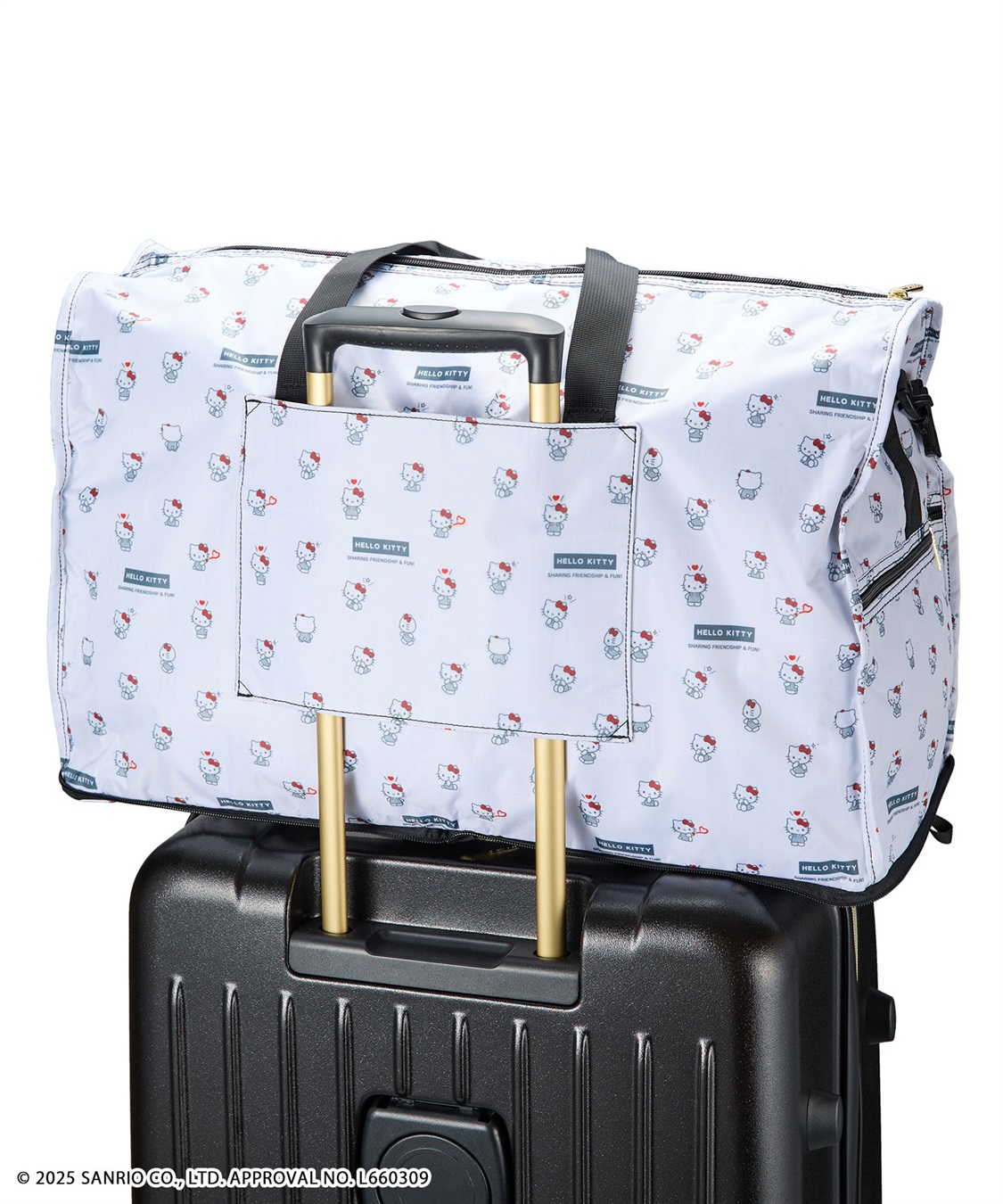 Life Style by cross marche 【sanrio characters】HELLO KITTY/ハローキティ 折りたたみ ボストンバッグ Lサイズ《サンリオキャラクターズ》_sub_18