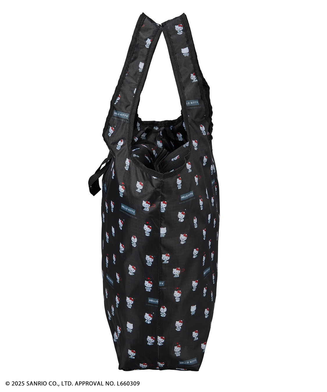 Life Style by cross marche 【sanrio characters】HELLO KITTY/ハローキティ 折りたたみ保冷＆保温エコバッグ《サンリオキャラクターズ》_sub_4