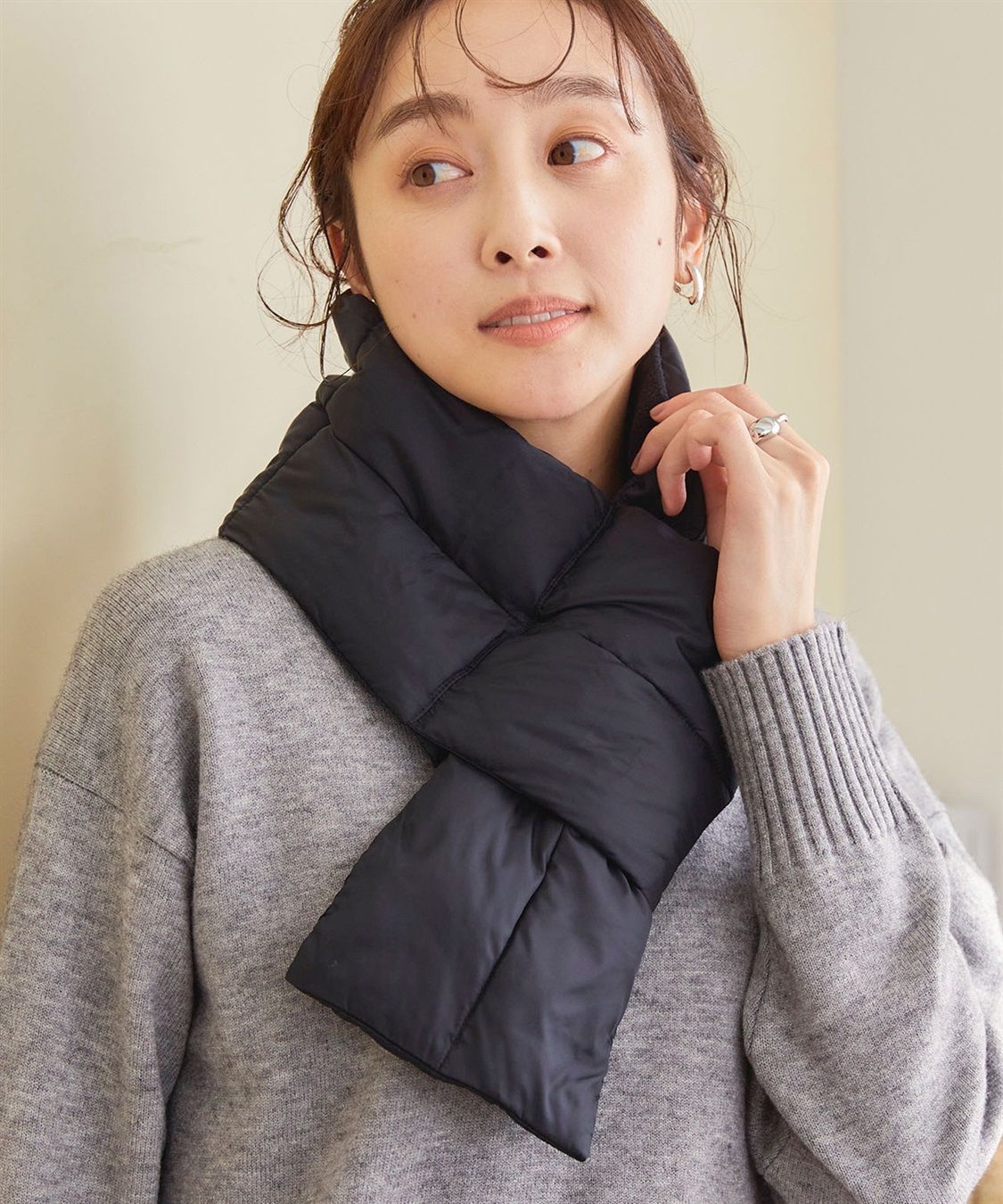 涼活本舗/温活本舗 【温活本舗】中綿キルトマフラー_sub_3