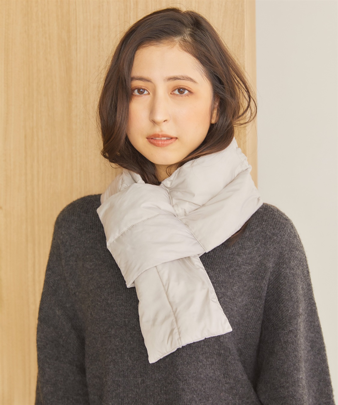 涼活本舗/温活本舗 【温活本舗】中綿キルトマフラー_sub_6